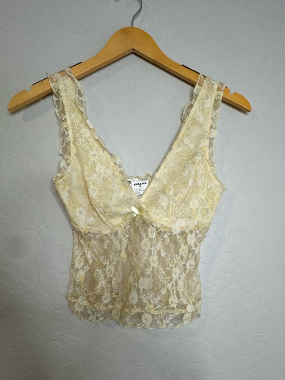 FULL TILT Lace Print Womens Cami Size Small - Picture 8 of 8